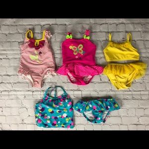 Baby girl 6month summer swimsuit bundle